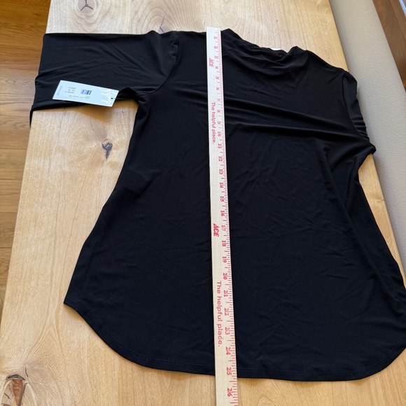 SYMPLI CREW LANTERN TOP STRETCH JERSEY 3/4 SLEEVES CASUAL WORK MINIMALIST NWT 6 - Picture 10 of 12